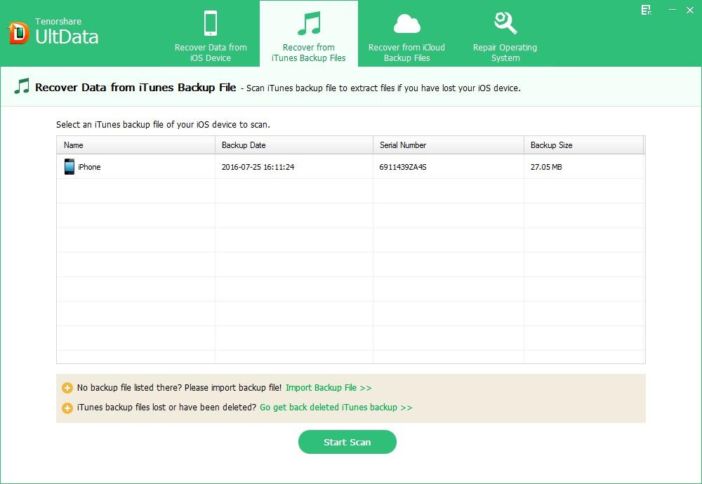 Tensorshare UltData,iphone data recovery,恢复iphone数据